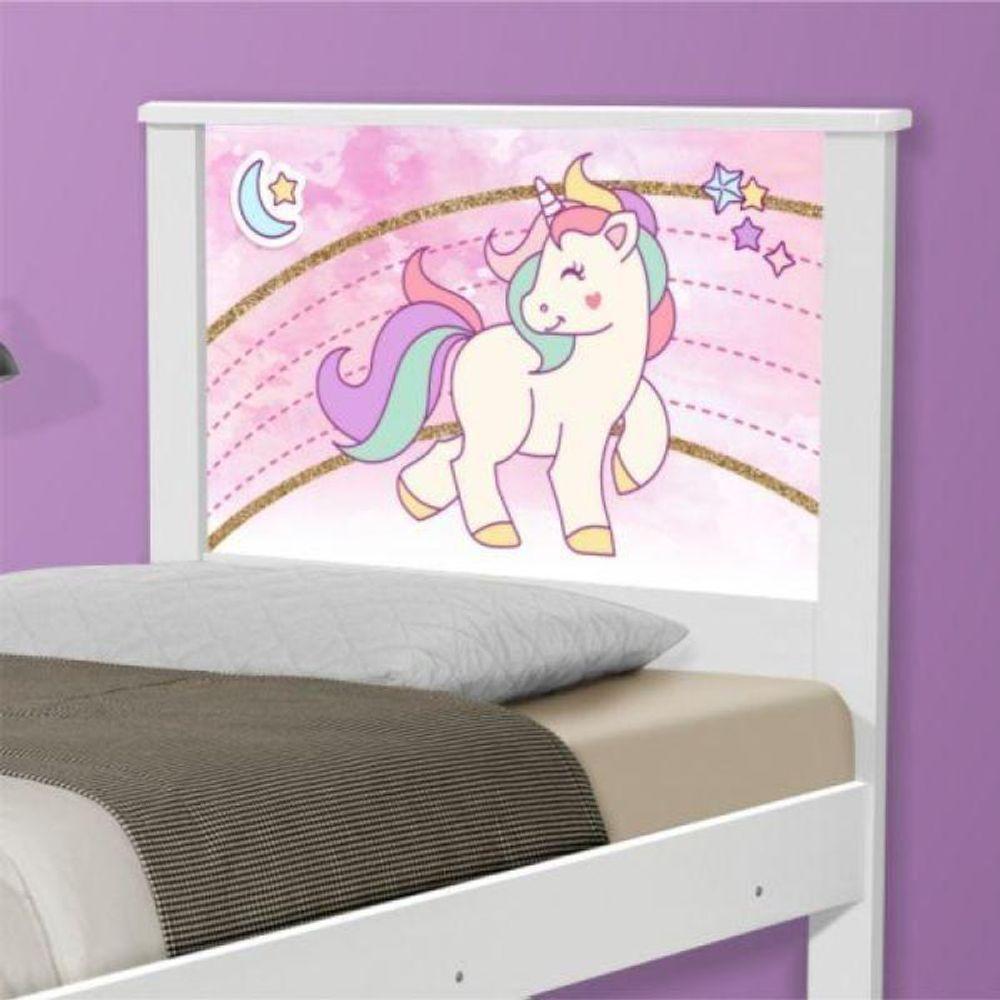 Cama Juvenil Barcelona Unicórnio Com Colchão - 4