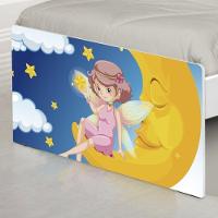 Cama Solteiro Com Cabeceira Adesivada Fadinha Encantada - 5