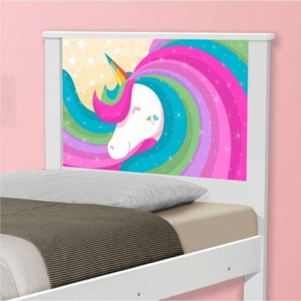 Cama Juvenil Barcelona Unicórnio Arco íris Com Colchão - 4