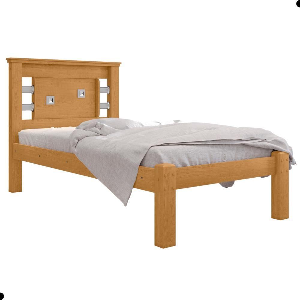 Cama De Solteiro Flex Barretos Com Colchão Naturalle Off White - 4