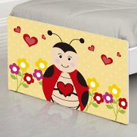 Cama Solteiro Adesivada Joaninha Com Colchão - 5