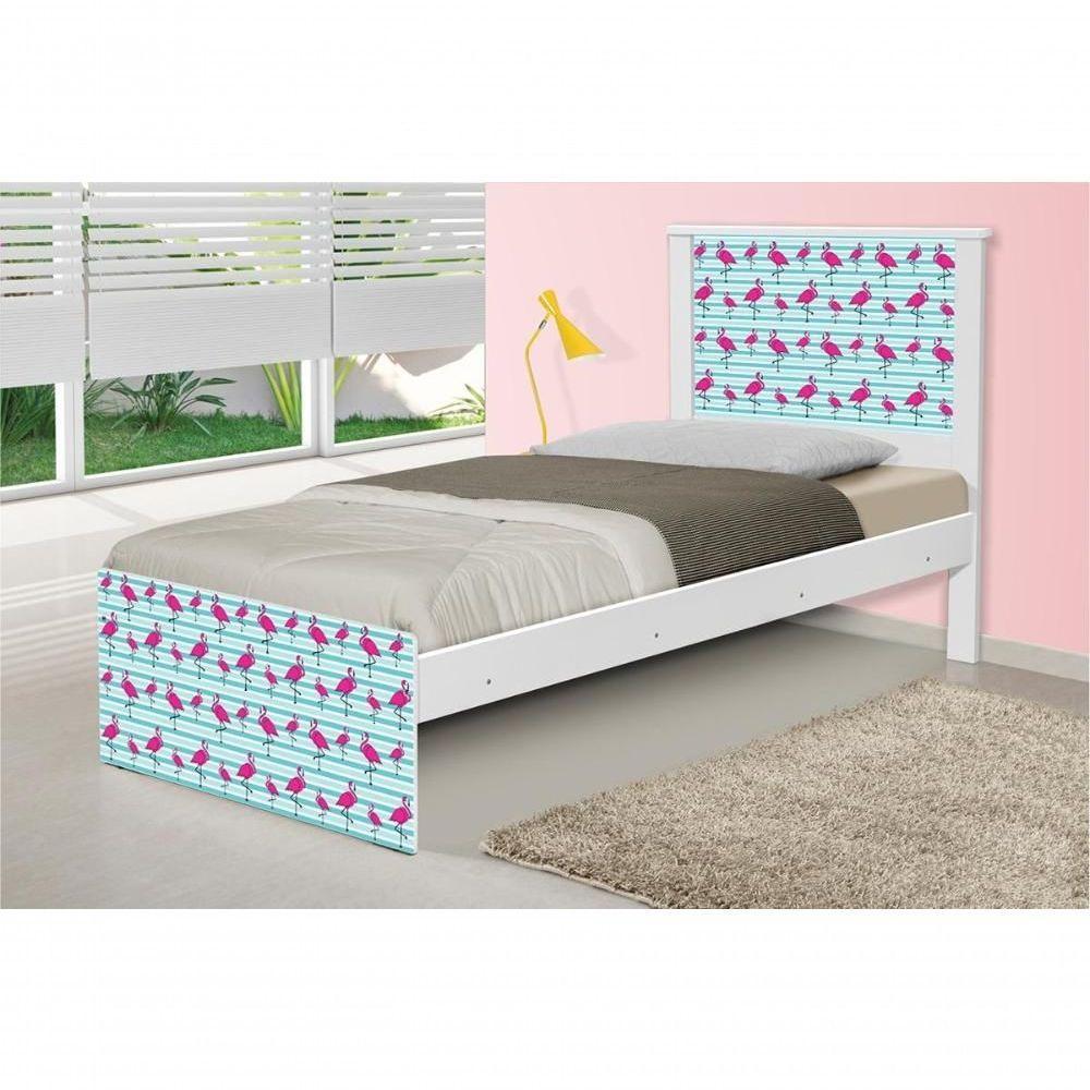 Cama Juvenil Barcelona Flamingos Com Colchão - 3
