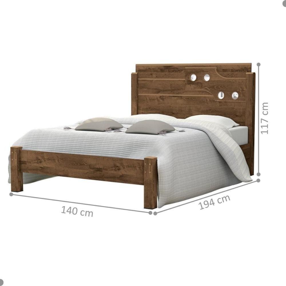 Cama Luíza Casal Com Cabeceira Malbec - 2