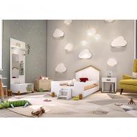 Cama Rodrigues Infantil Branco/natural Com Colchão - 3