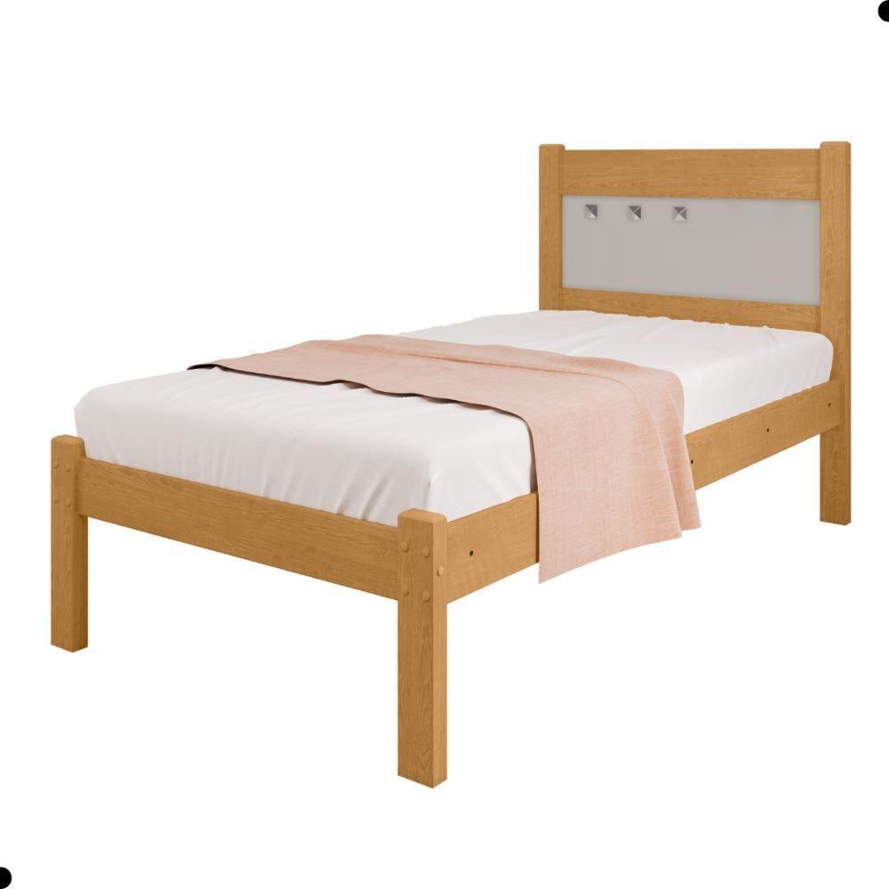Cama De Solteiro Flex Bilac Com Colchão Naturalle Off White - 3