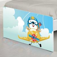 Cama Solteiro Com Cabeceira Adesivada Ursinho Patrulheiro - 5