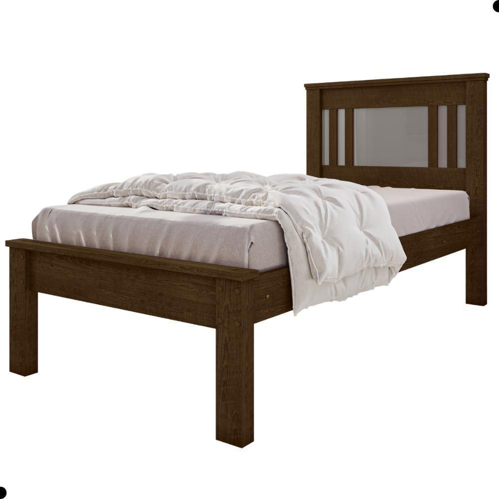 Cama De Solteiro Flex Com Colchão Macaé Malbec Off White - 3