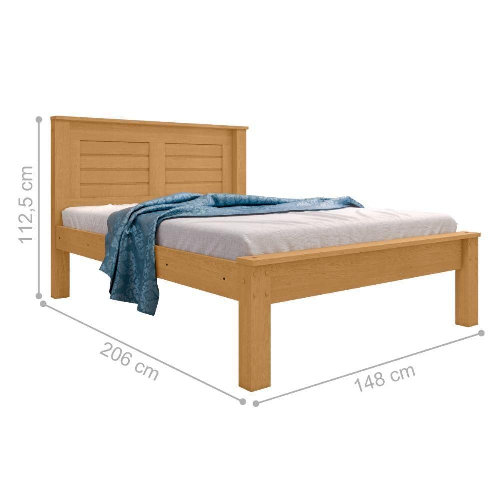 Cama De Solteiro Com Colchão Santana Naturalle - 2