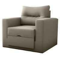 Sofá Cama 1 Lugar Italo Suede Cappuccino - 4