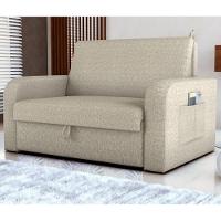 Sofá Cama Com Baú 2 Lugares Harry Linho - 1