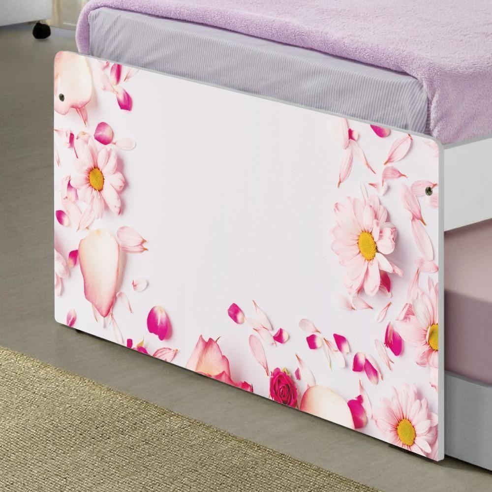 Bicama Juvenil Adesivada Rosas Com Colchões - 5