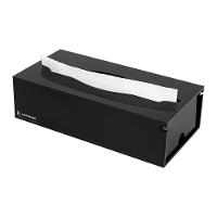 Papeleira Toalheiro Acrílico Porta Toalhas Papel Interfolha Comercial Preto - 1