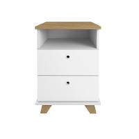 Conjunto Escrivaninha E Gaveteiro Gloucester Olmo Branco - 5