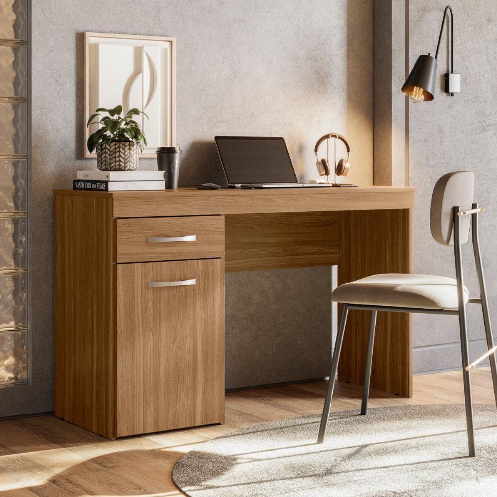 Conjunto Escrivaninha E Armário Office Cafe Touch - 1