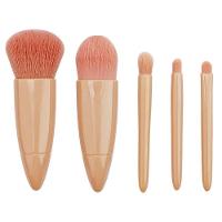 Conjunto Estojo Kit Pincel De Maquiagem Com Espelho - 3