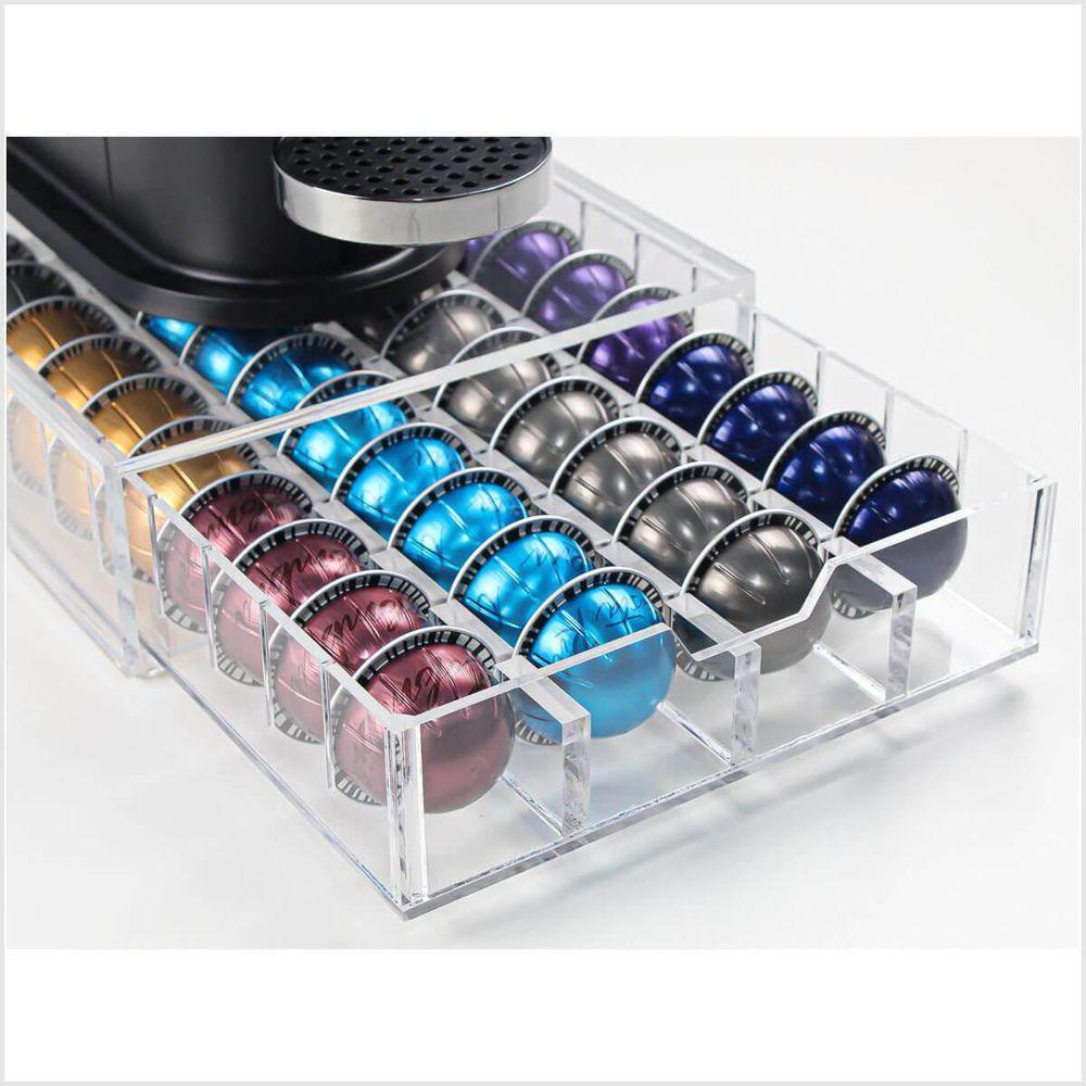 Porta Cápsulas Acrílico Para 40 Cápsulas Nespresso Vertuo - 3