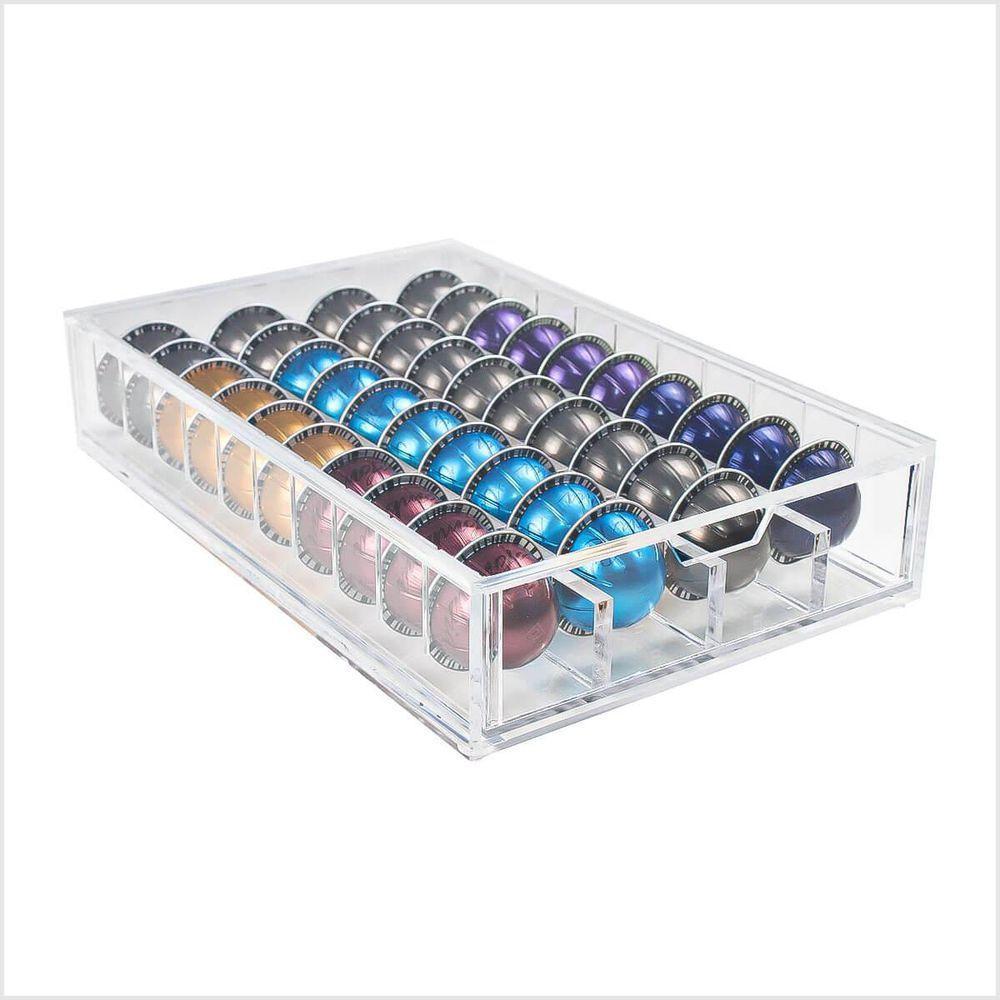 Porta Cápsulas Acrílico Para 40 Cápsulas Nespresso Vertuo - 4