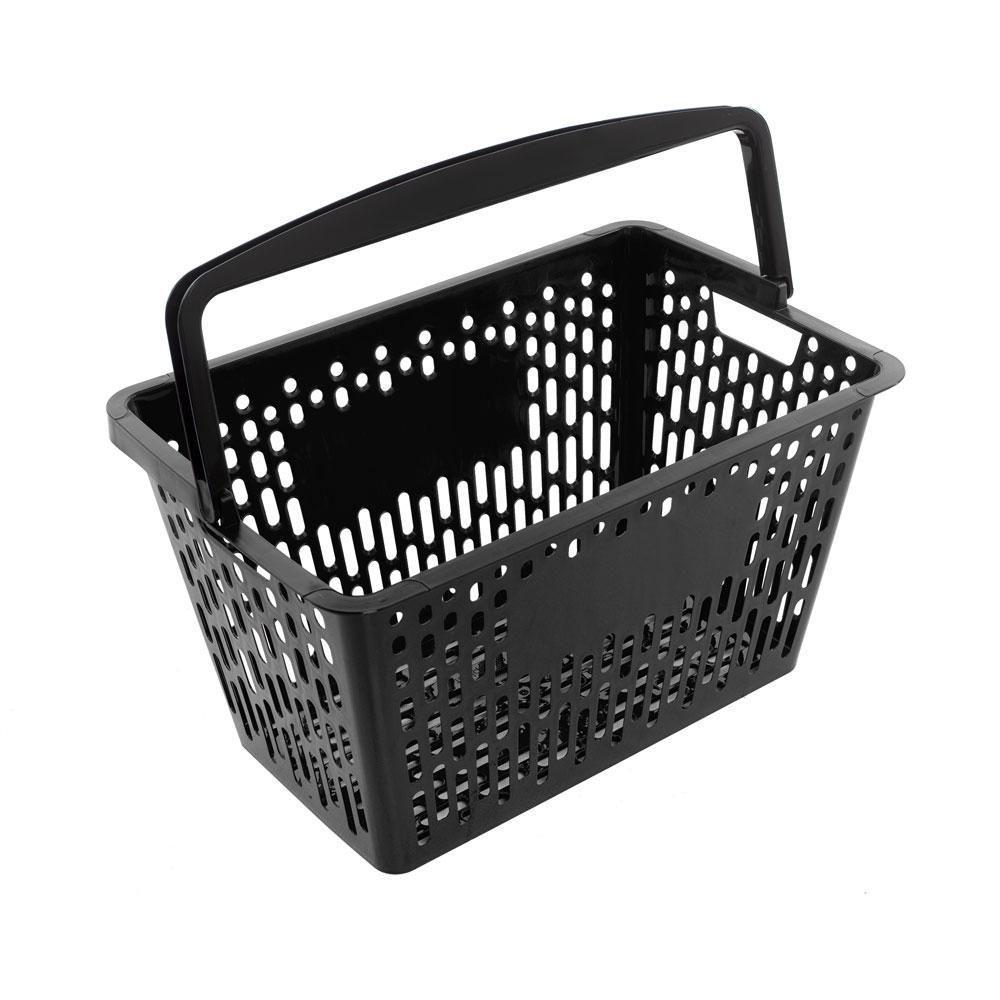 Carrinho De Compras Preto Com Cestos D-500 12kg Removíveis Preto - Dellaplast - 2
