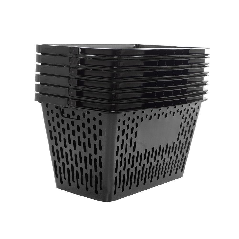 Carrinho De Compras Preto Com Cestos D-500 12kg Removíveis Preto - Dellaplast - 3