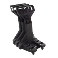 Carrinho De Compras Preto Com Cestos D-500 12kg Removíveis Preto - Dellaplast