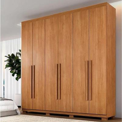 Guarda Roupa Moscou 6 Portas Cinamomo 100% MDF
