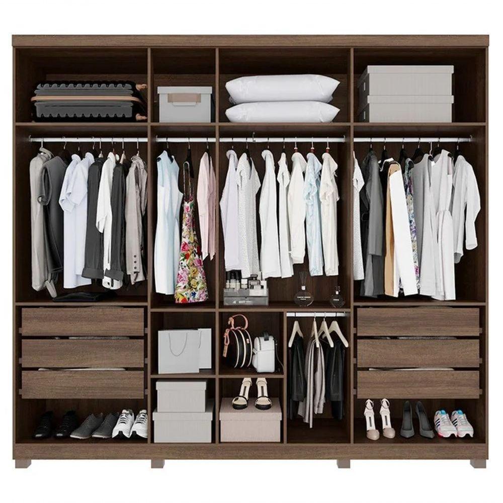 Guarda Roupa Istambul 7 Portas 100%mdf Imbuia - Benetil - 4