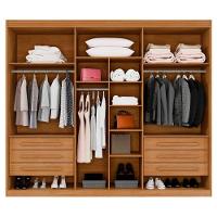 Guarda Roupa Cancun 6 Portas 100%mdf Cinamomo/off - Benetil - 4