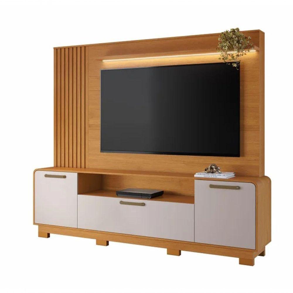 Home Apego Para Tv Até 65" Jcm Móveis - Cinamomo/off - 7