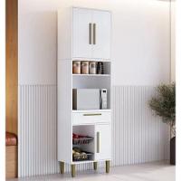 Torre Quente Lorena Com Fruteira Kaiki Móveis - Branco - 2