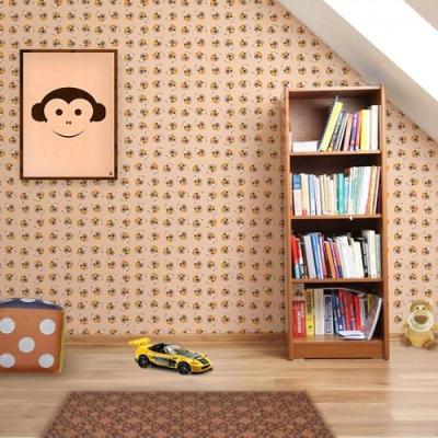 Papel De Parede Infantil Abelhas E Pote De Mel