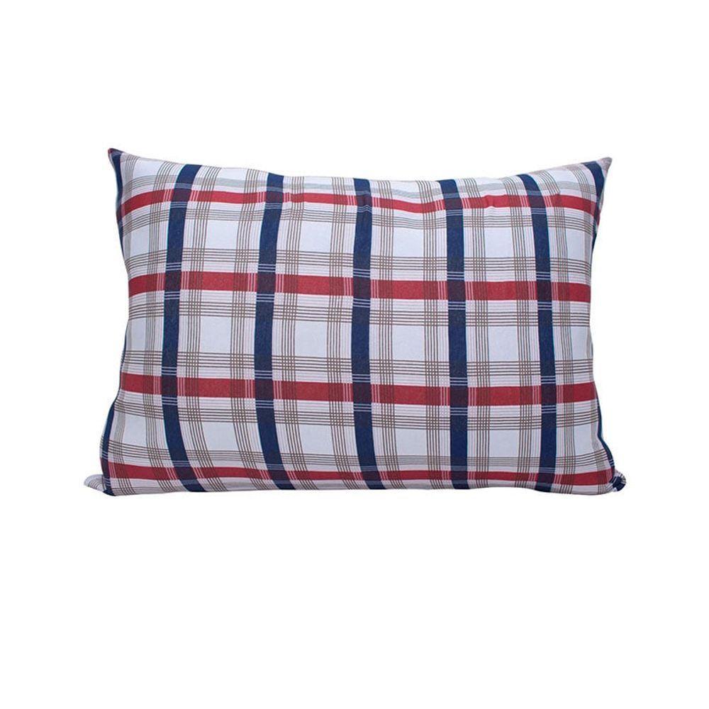 Fronha Doce Vida Malha Mista São Paulo 48cm68cm Azul Profundo - 1