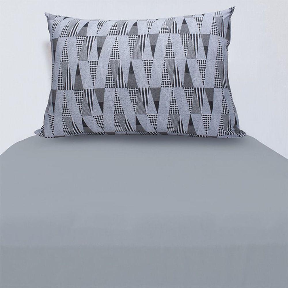 Fronha Doce Vida Malha Mista Rio De Janeiro 48cm68cm Cinza - 2