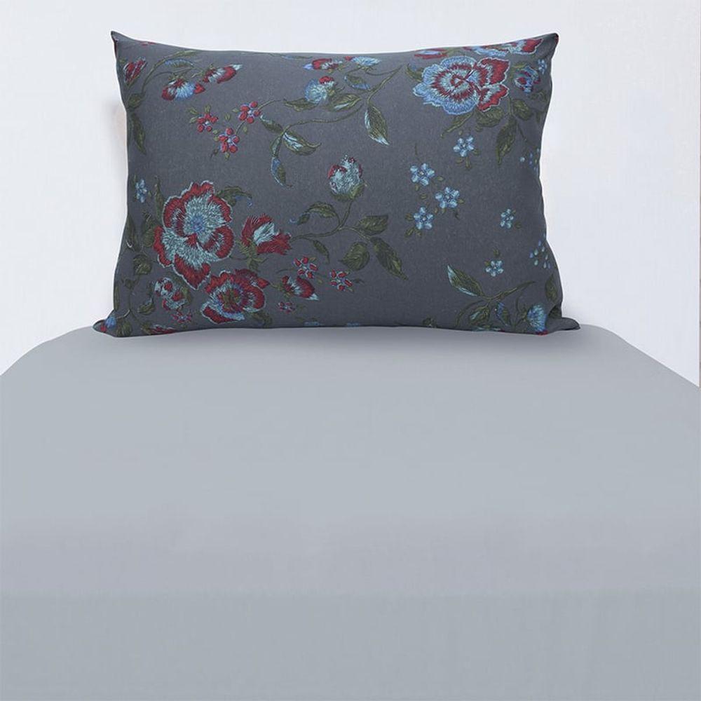 Fronha Doce Vida Malha Mista Buenos Aires 48cm68cm Cinza - 2