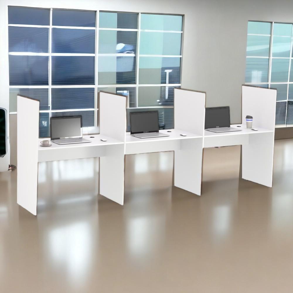 Balcao De Atendimento 3 Lugar Mixer Branco - 3