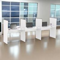 Balcao De Atendimento 3 Lugar Mixer Branco - 3