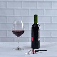 Kit Vinho Com Bomba A Vácuo E Aerador Em Aço Inox Kenya Preto - 8