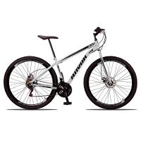 Bicicleta Aro 29 Shimano Traseiro Aço 21 Velocidades Marchas Cor:branco - 1