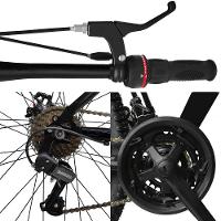 Bicicleta Aro 29 Shimano Traseiro Aço 21 Velocidades Marchas Cor:azul E Rosa - 2