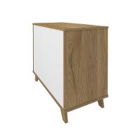 Balcão 3 Gavetas 1 Porta Capri Olmo Branco - 5