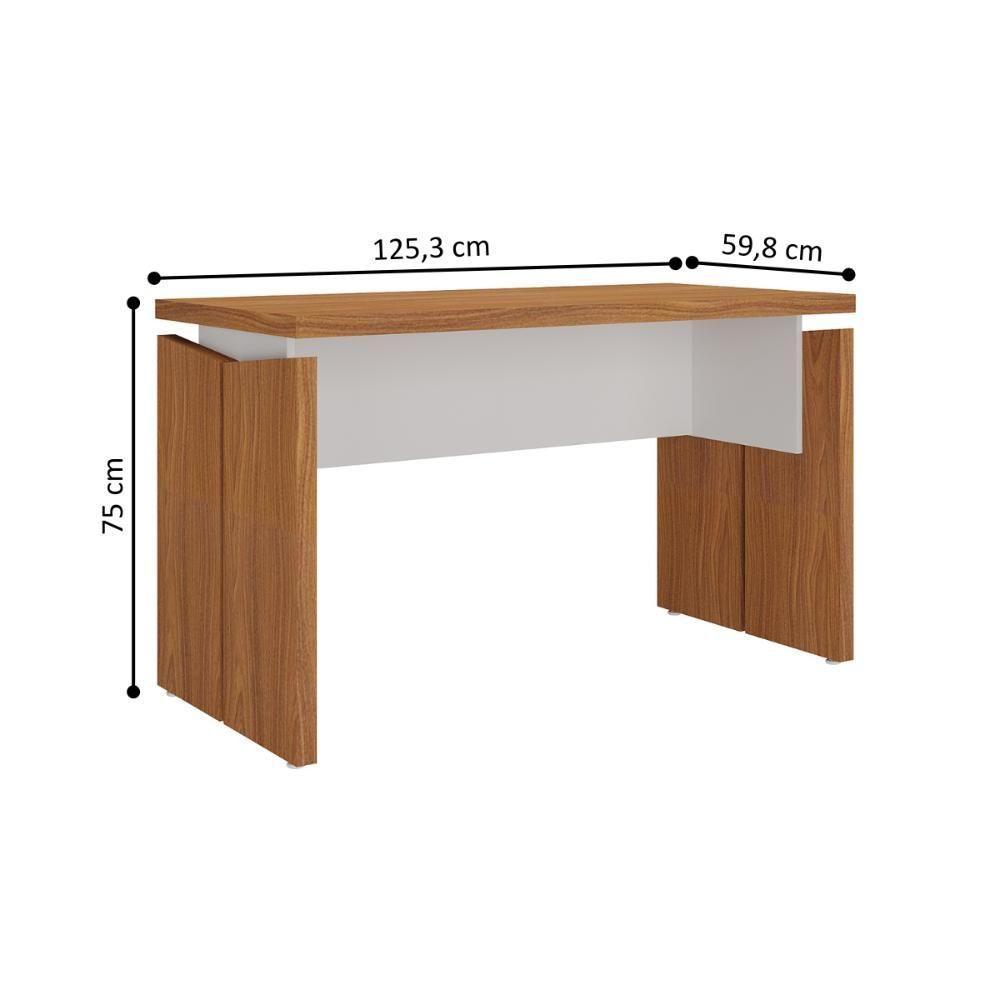 Mesa E Balcão Morretes Freijó Branco - 2