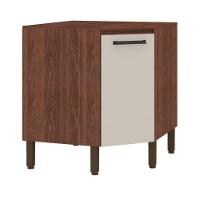 Balcão De Cozinha Com Tampo Halifax Nogueira Off White - 1