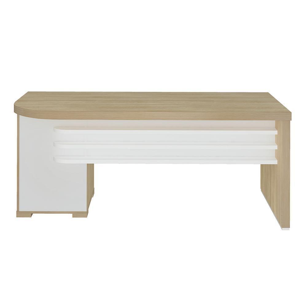 Conjunto Mesa Executiva E Balcão Rotherham Carvalho Branco - 5