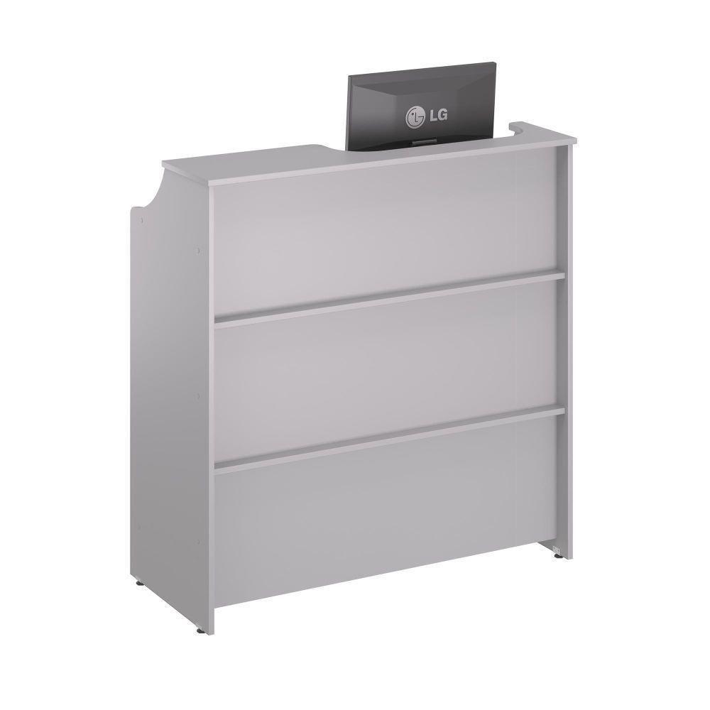 Balcao Caixa Stamp Com Gaveta Cinza - 4