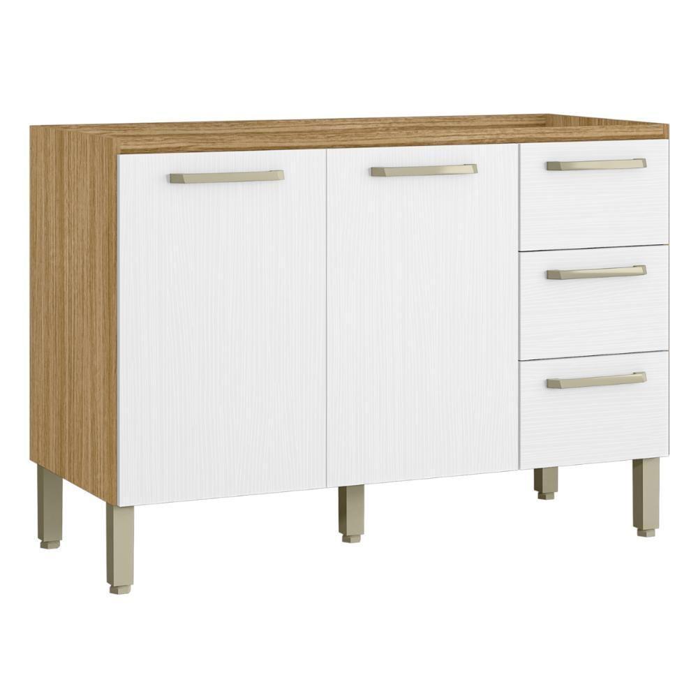 Balcão 2 Portas E 3 Gavetas Trail Freijó Supremo - 1