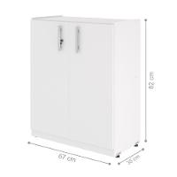 Balcao Baixo Com 2 Portas Jorge Branco - 2