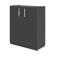 Balcao Baixo Com 2 Portas Jorge Preto Onix - 1