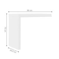 Conjunto Escritório Completo Walthamstow Carvalho Branco - 4