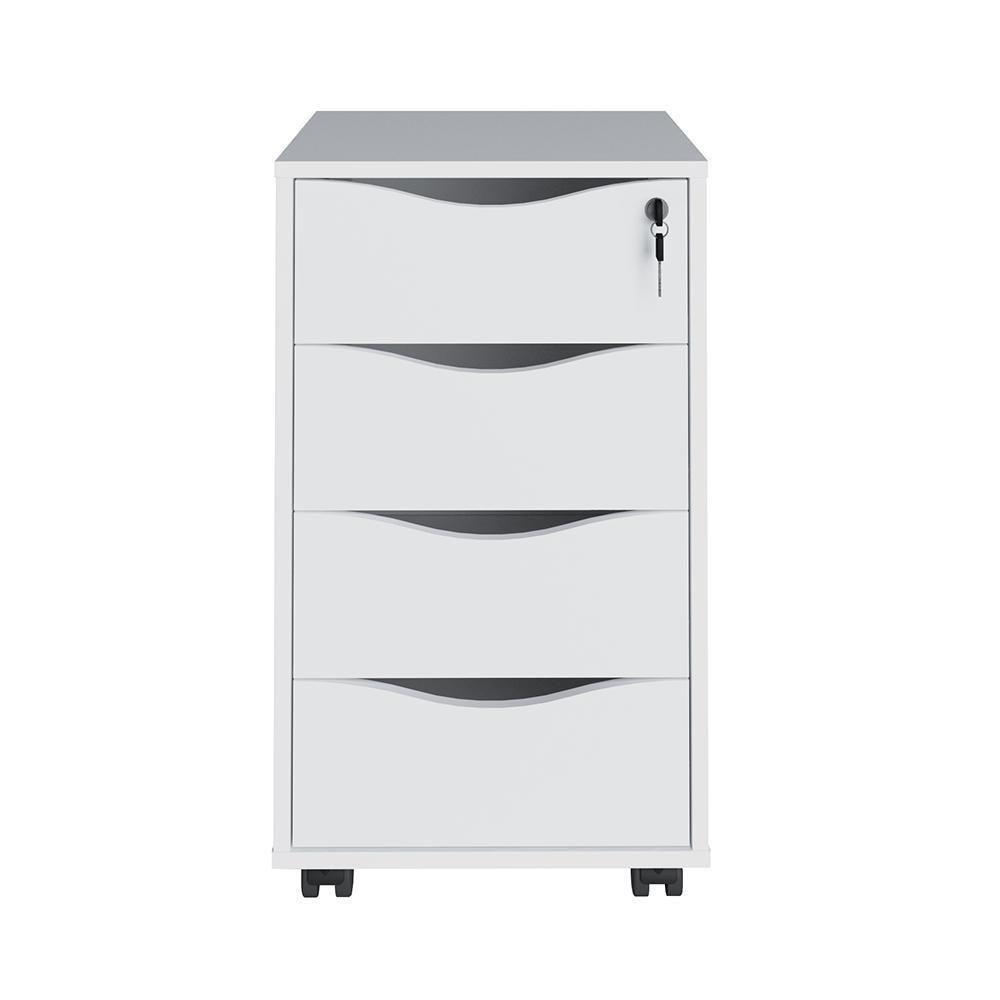 Conjunto Escritório Completo Solingen Nogal Branco - 5