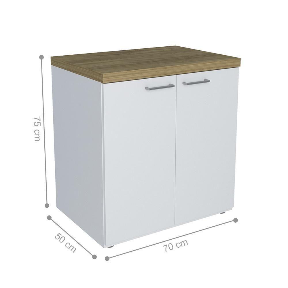 Conjunto Escritório Completo Kiel Olmo Branco - 2