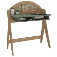 Mesa De Computador 2 Nichos Roma Carvalho Menta - 1